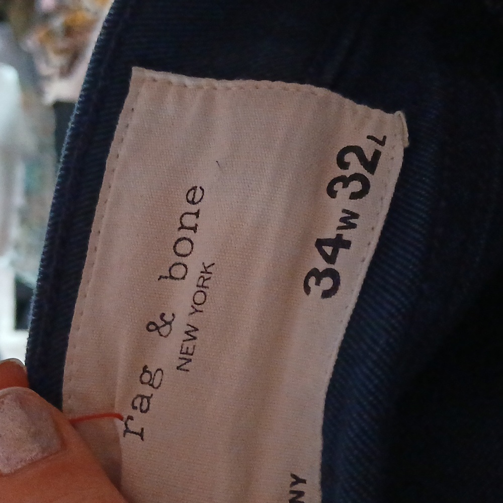 Rag & BONE ELM MODAL STRAIGHT LEG JEANS - Picture 6 of 6
